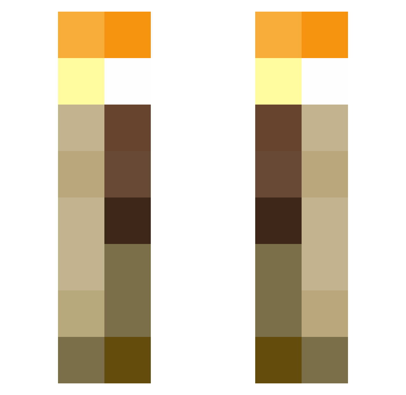 GiganteColossale Minecraft skin, front and back view