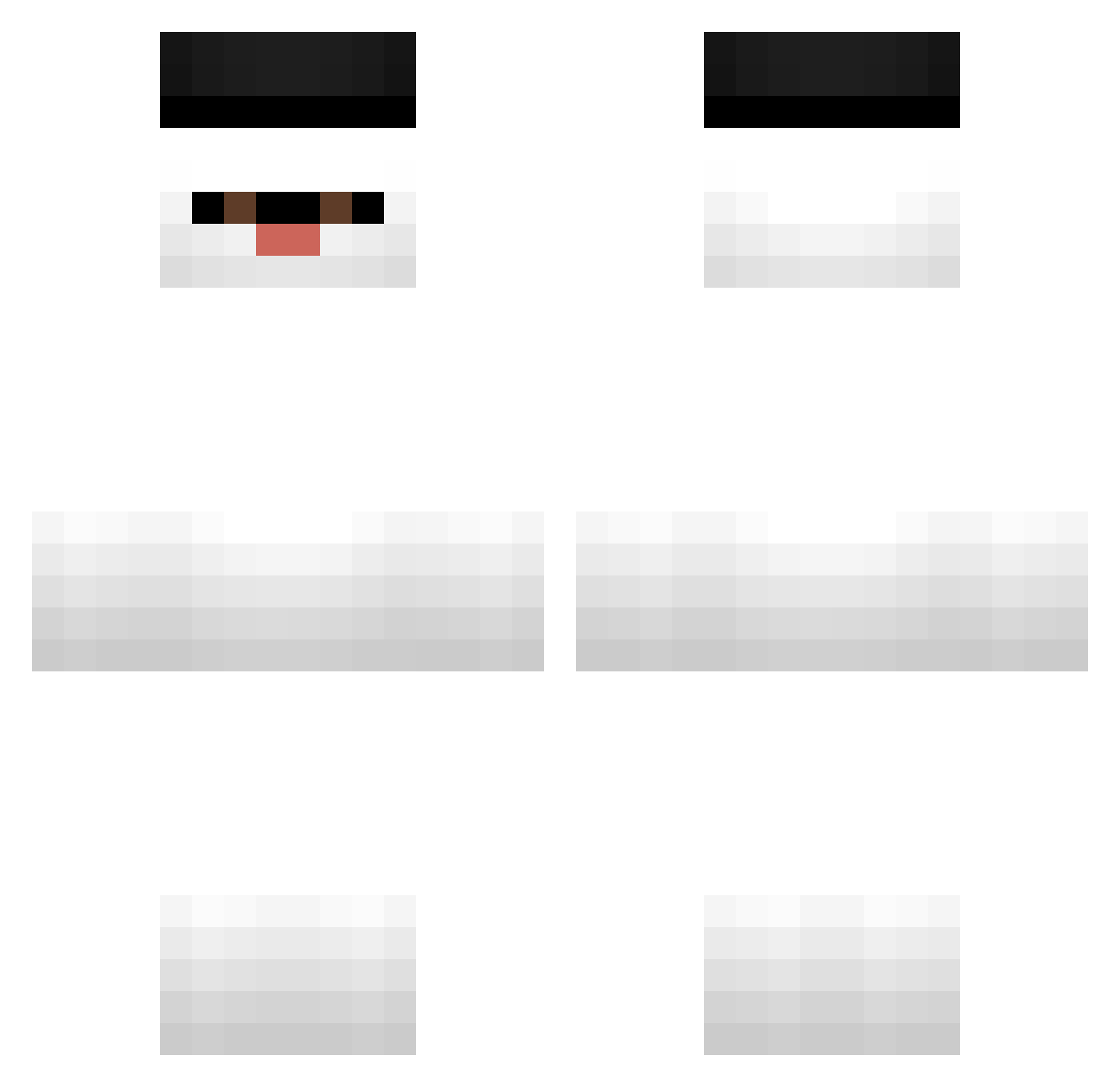 98Lv Minecraft skin, front and back view