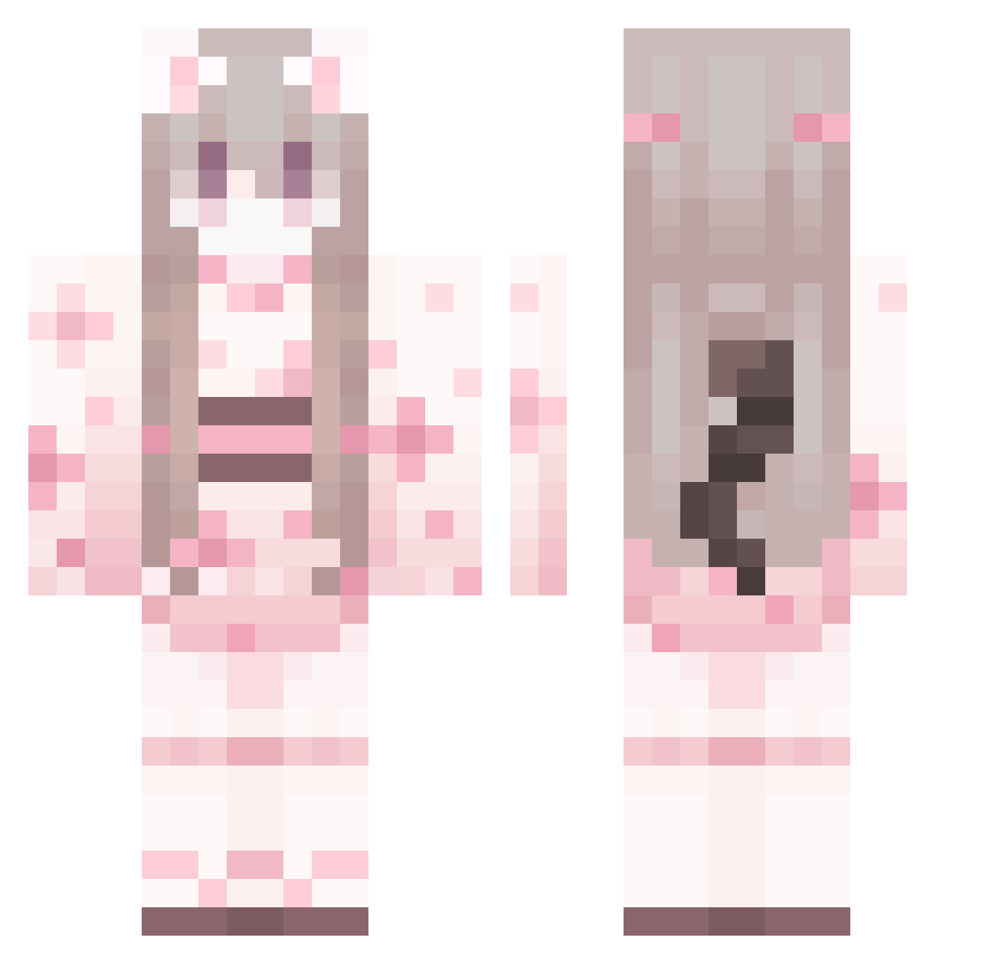 LeoPicaCulos Minecraft skin, front and back view