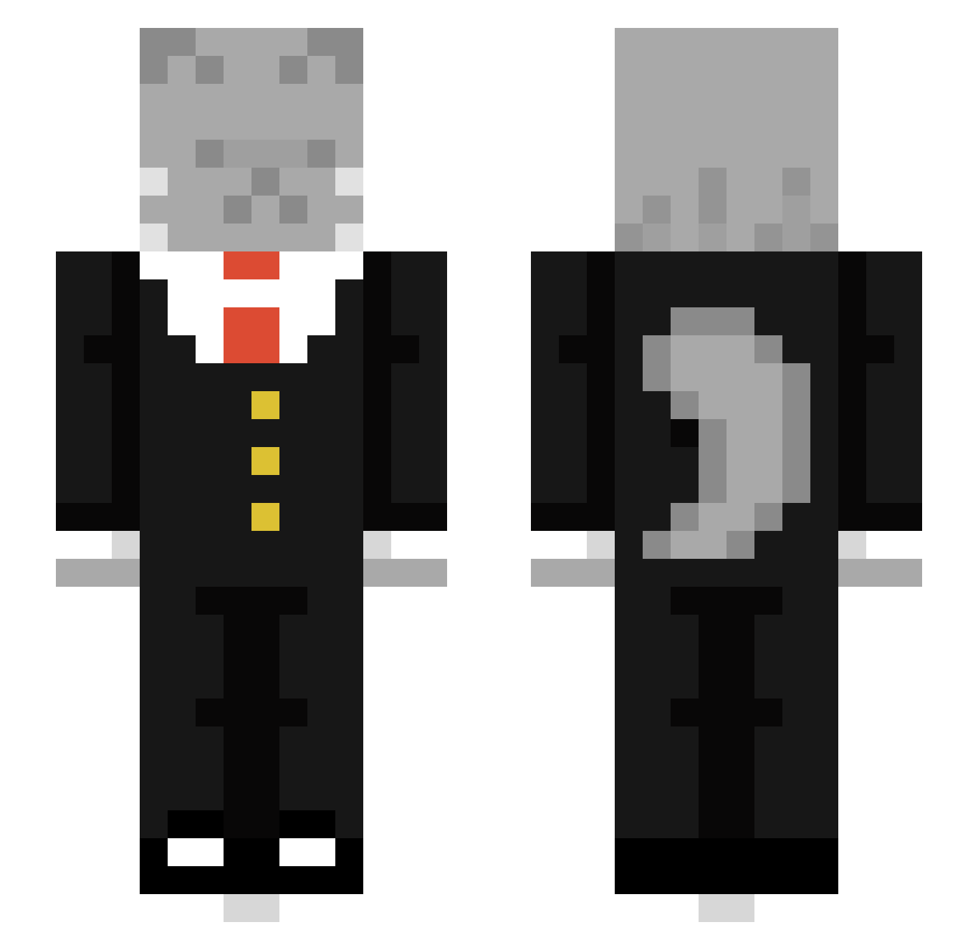 zRye_ Minecraft skin, front and back view