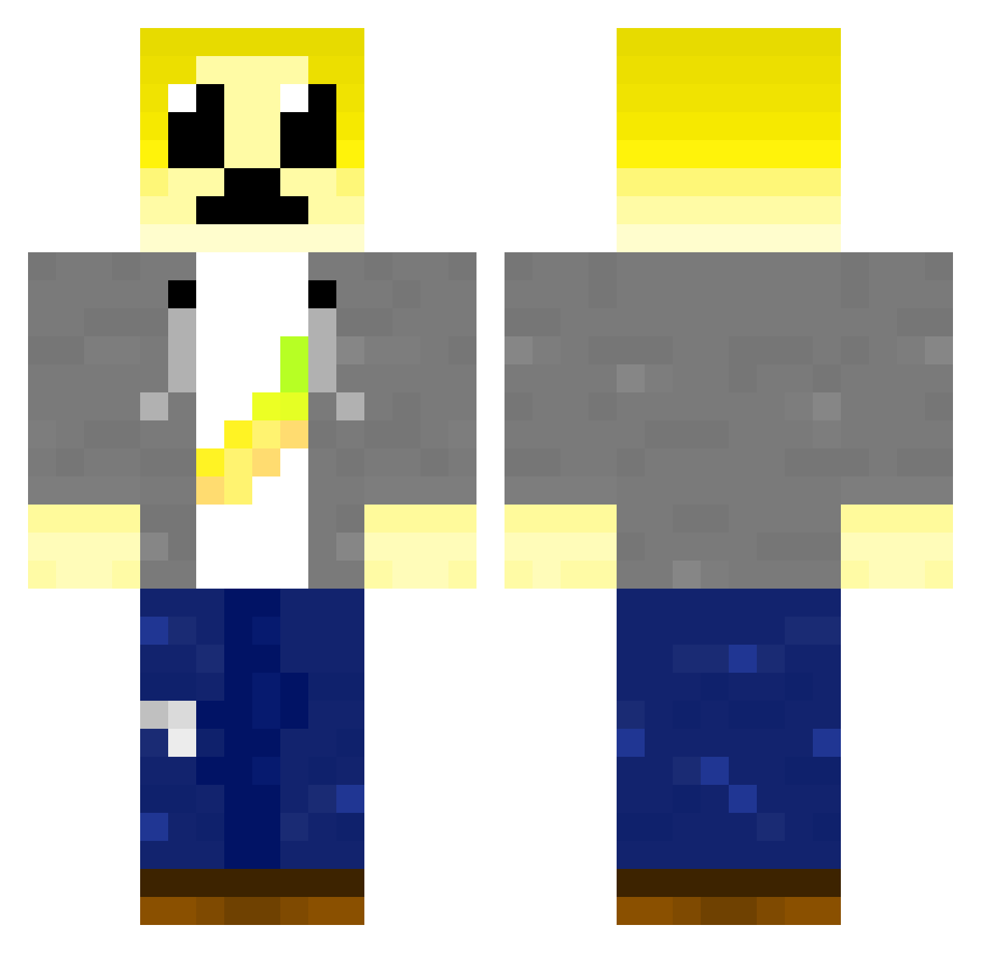 msms_msms Minecraft skin, front and back view
