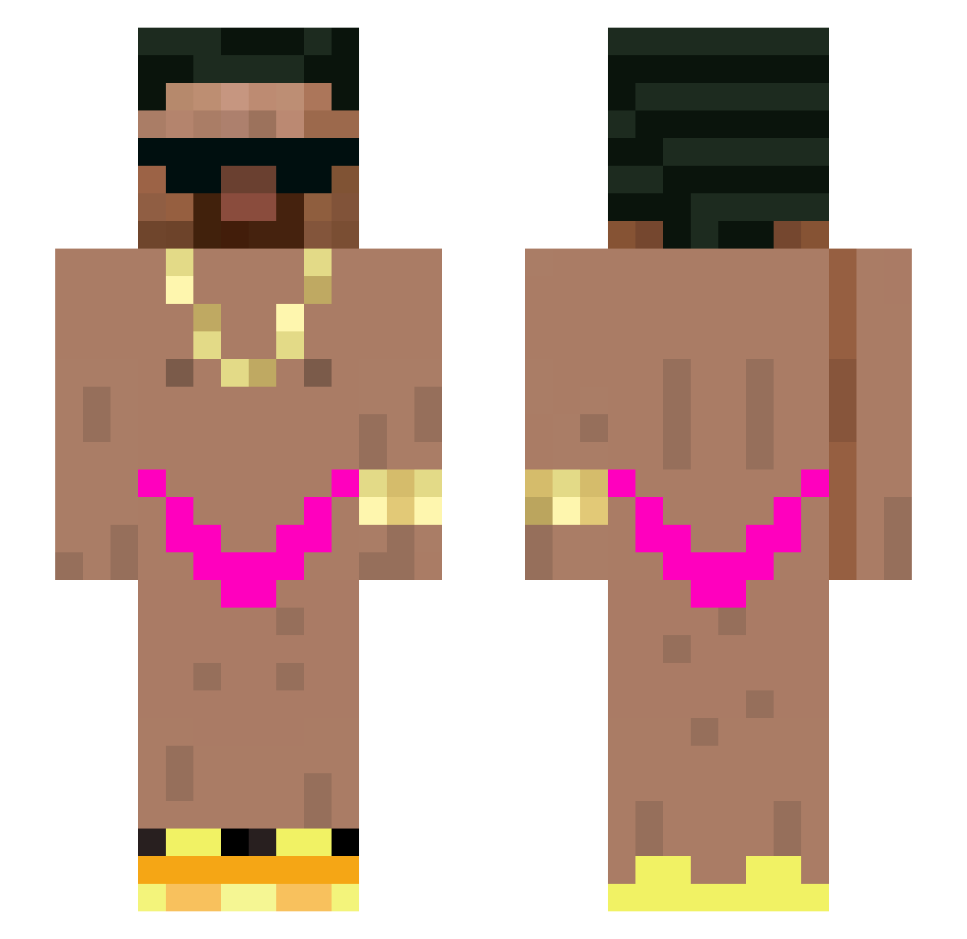 xXxShmatkoxXx Minecraft skin, front and back view