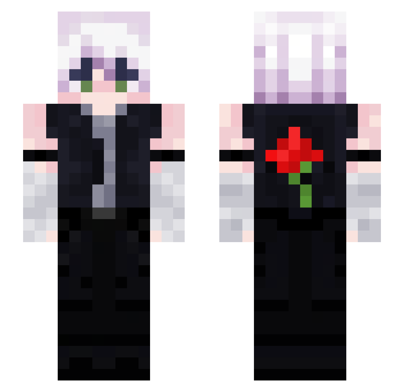 _MR_soul Minecraft skin, front and back view