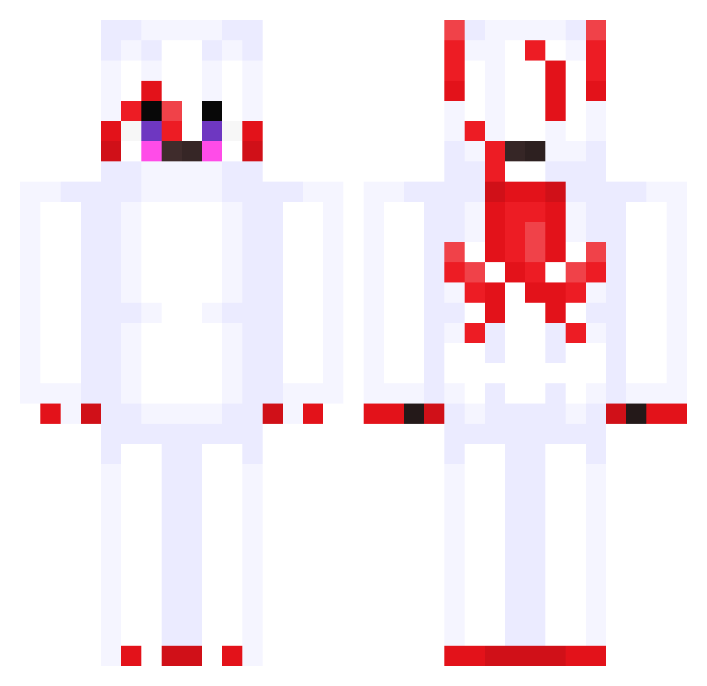 marcor3 Minecraft skin, front and back view