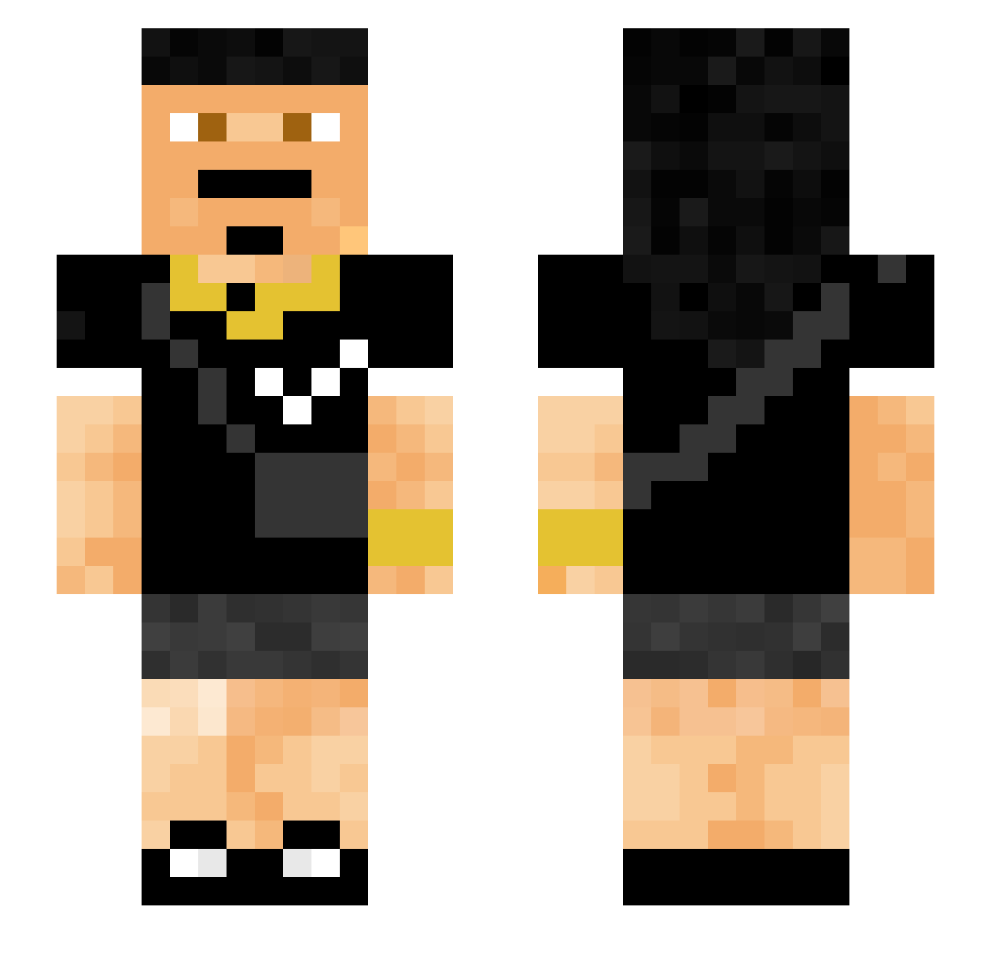 _Strafingz_ Minecraft skin, front and back view