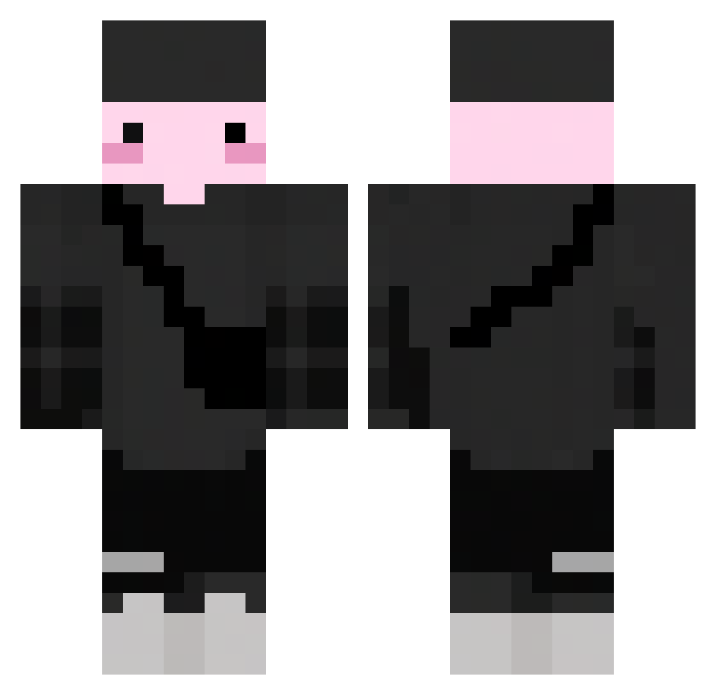 spirievskiy Minecraft skin, front and back view