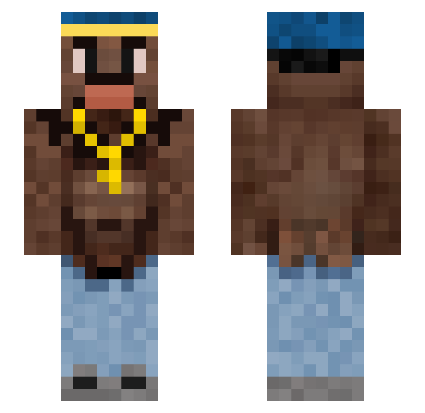 stofzuiger69420 Minecraft skin, front and back view