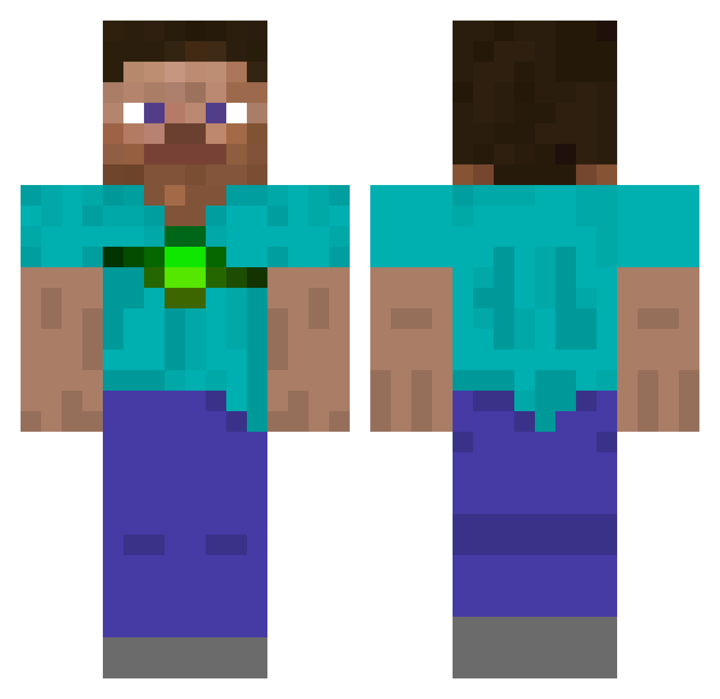 bi4ly_murz4n Minecraft skin, front and back view