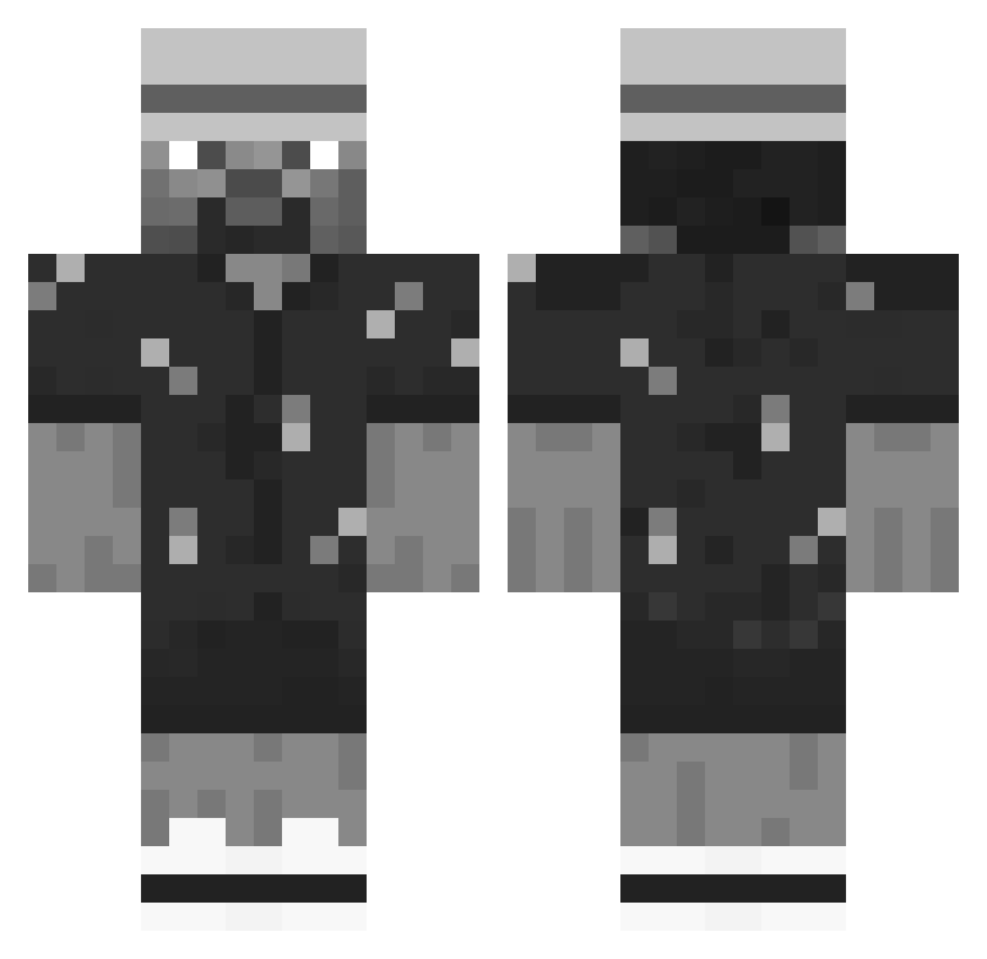 dzony_minecraft Minecraft skin, front and back view