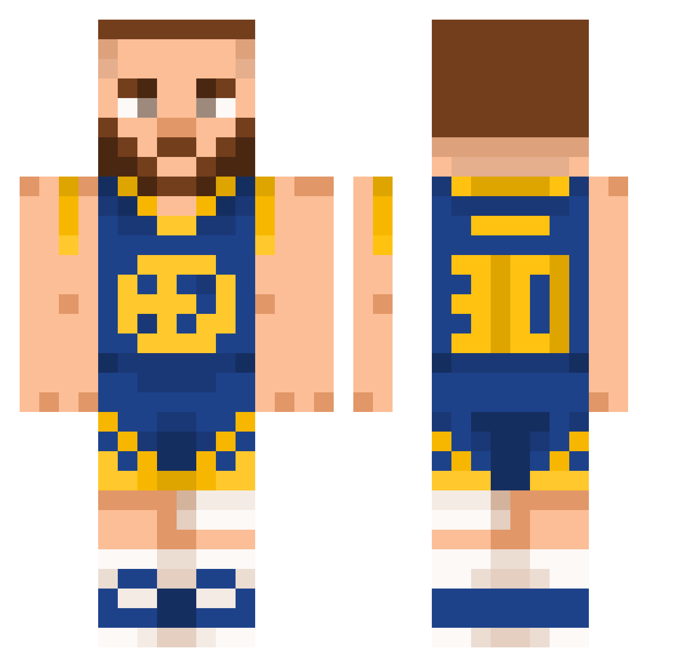 Mat_ncc Minecraft skin, front and back view