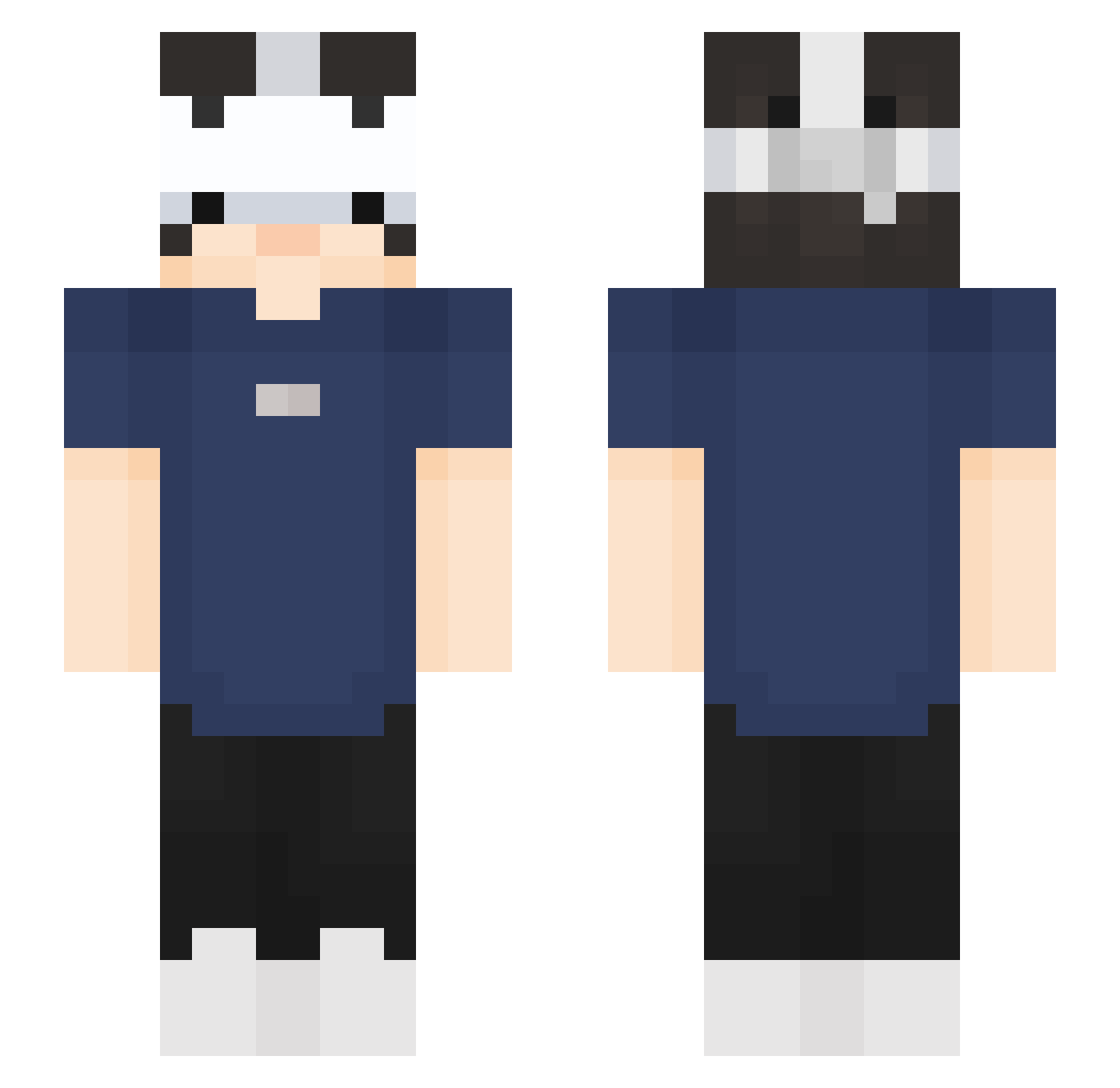RyomennnSukuna Minecraft skin, front and back view