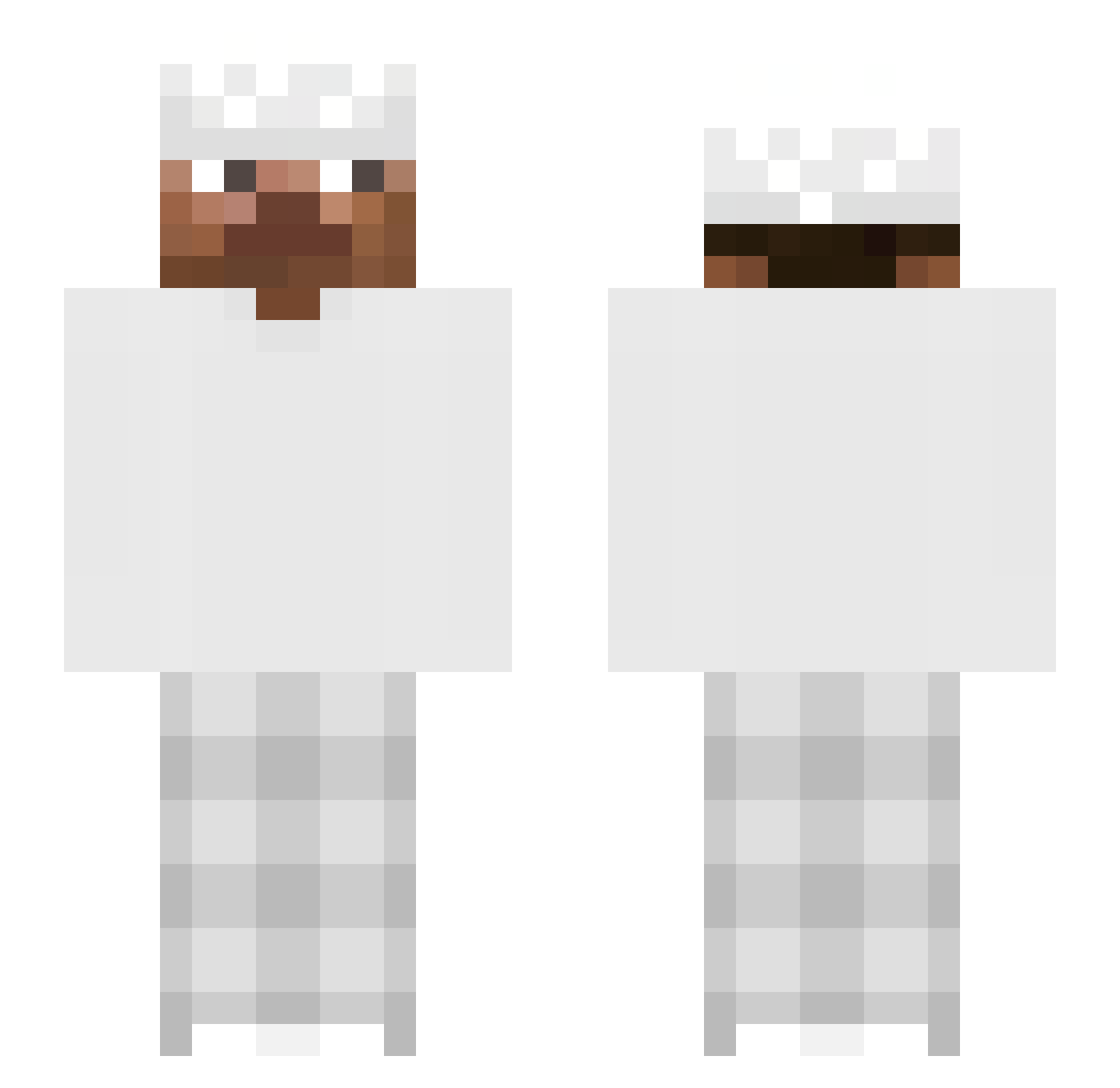 whitslow Minecraft skin, front and back view
