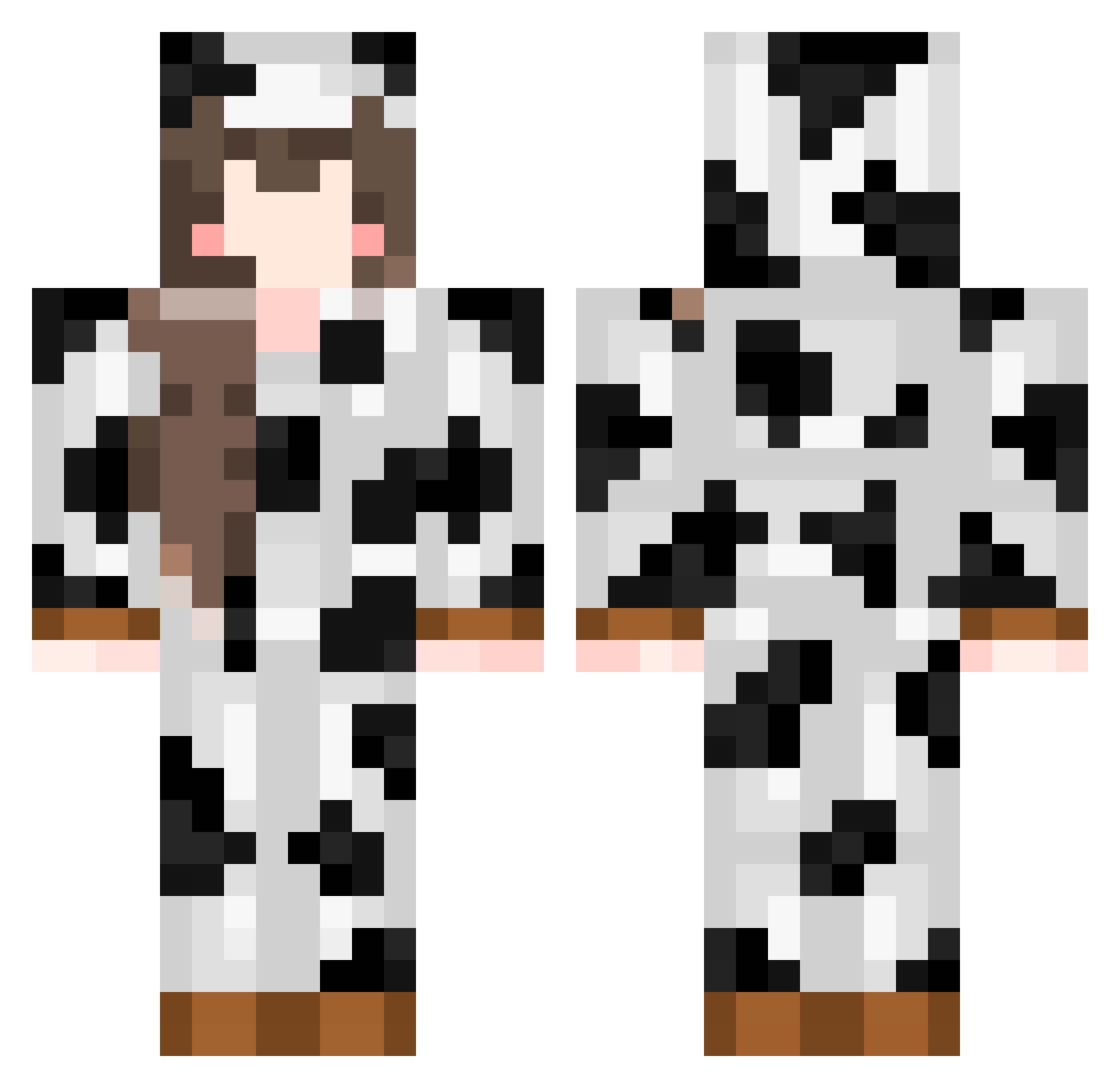 SraLentejas02 Minecraft skin, front and back view