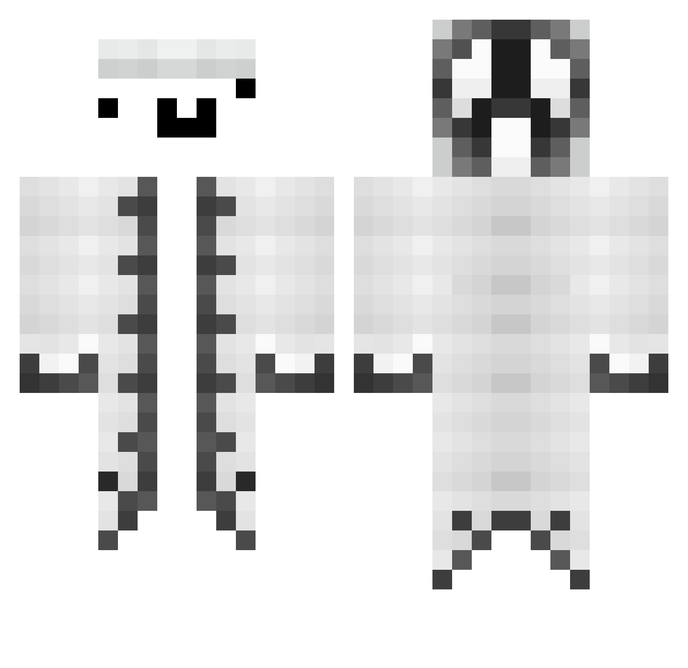 xGalaxy_x Minecraft skin, front and back view