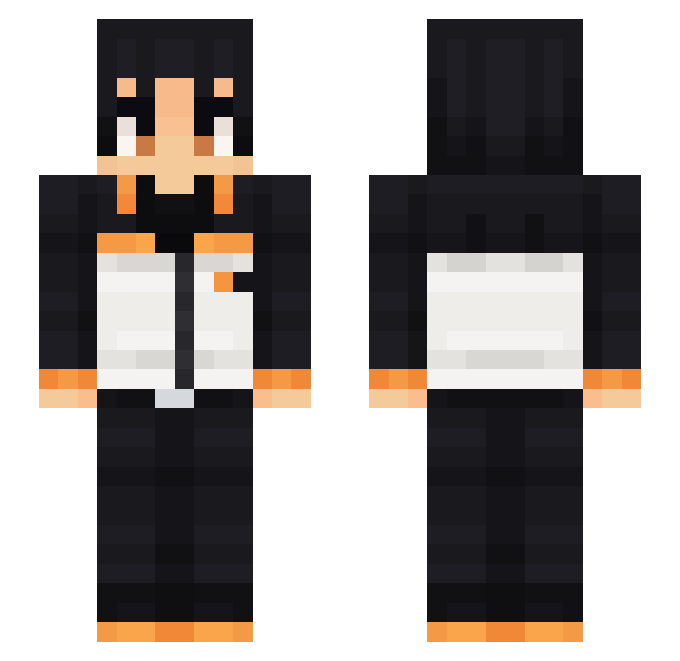 littleJoe28 Minecraft skin, front and back view