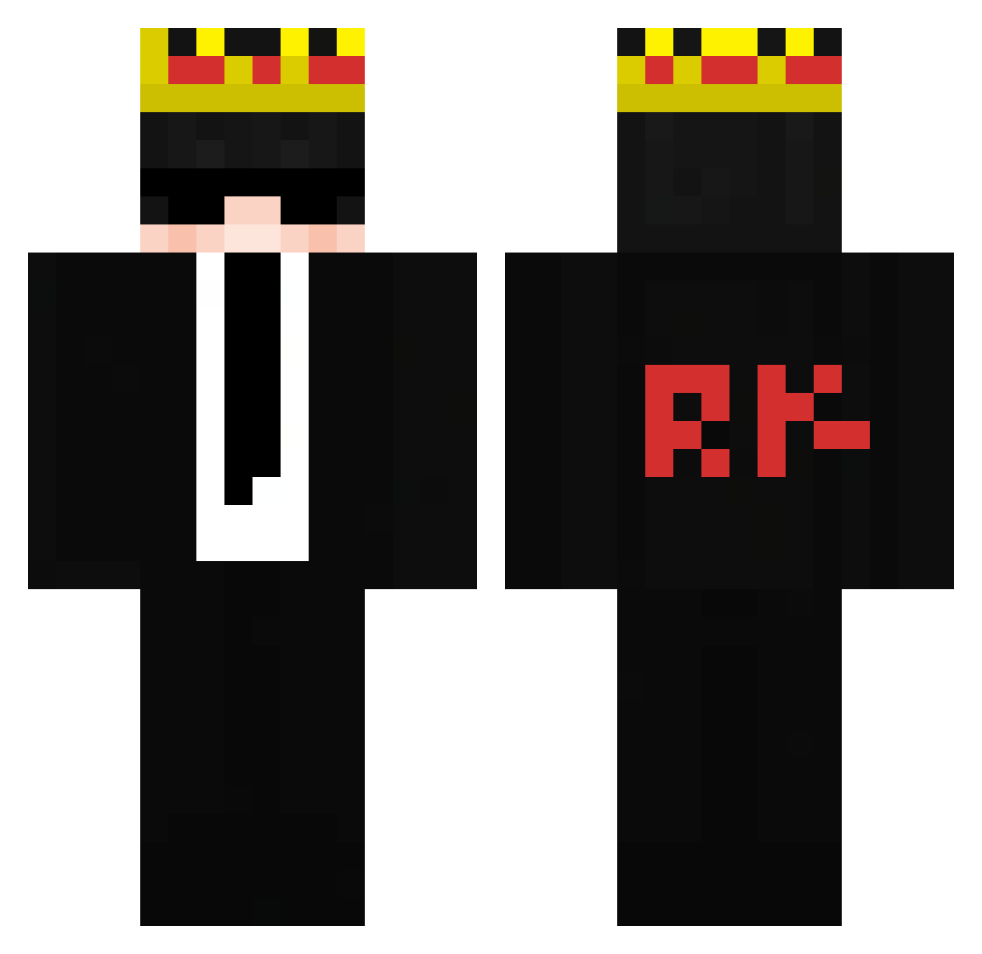progamermax1202 Minecraft skin, front and back view