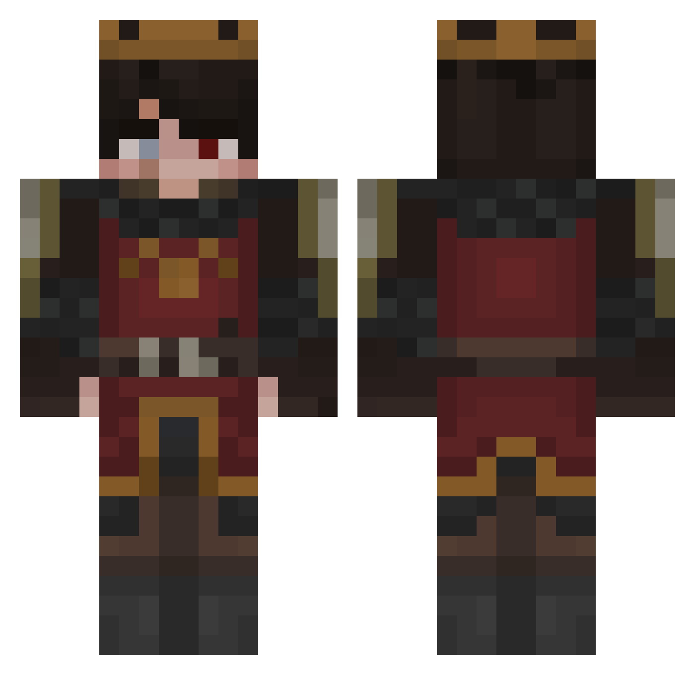 twa_onion Minecraft skin, front and back view