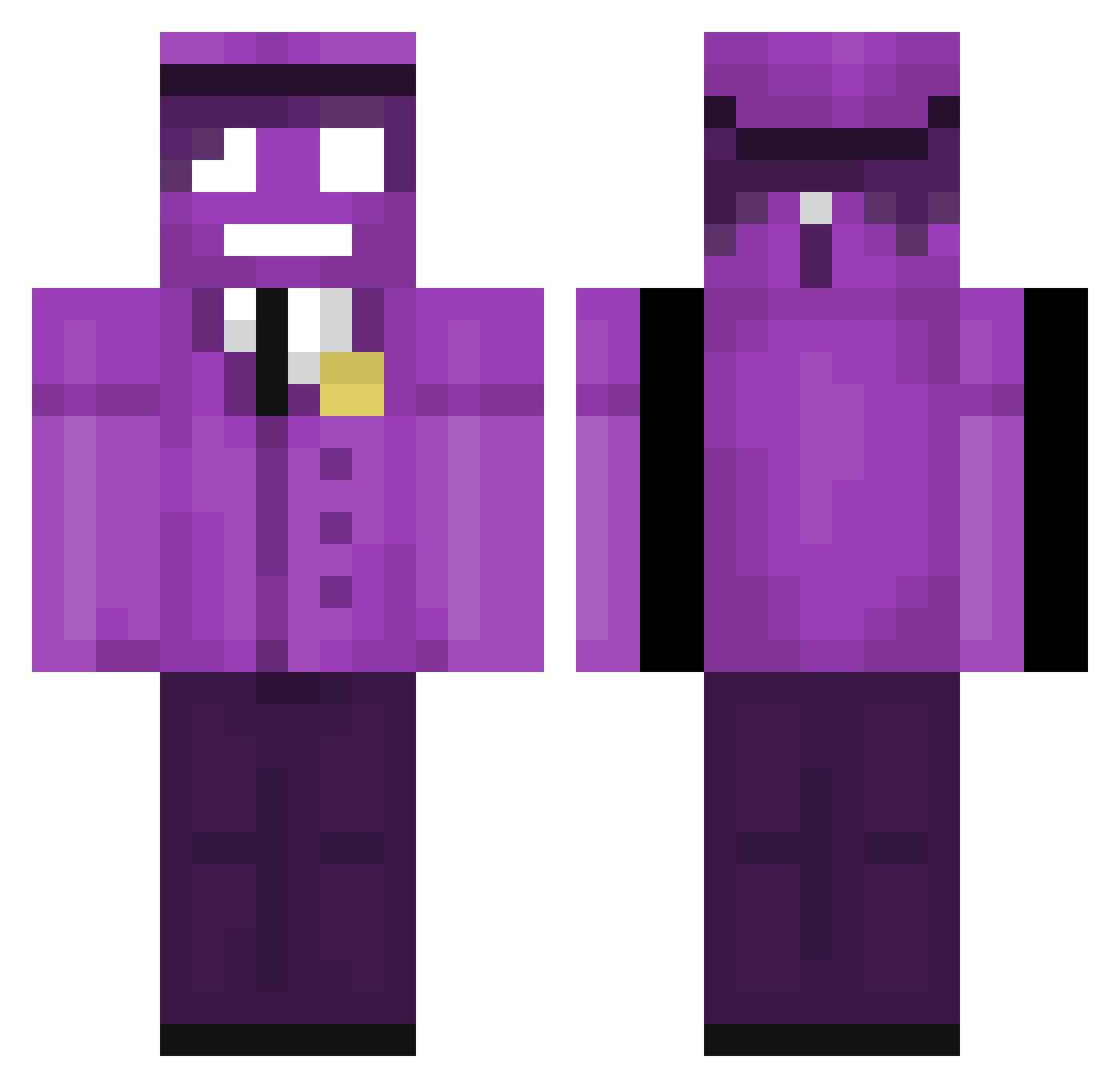 ole1123 Minecraft skin, front and back view