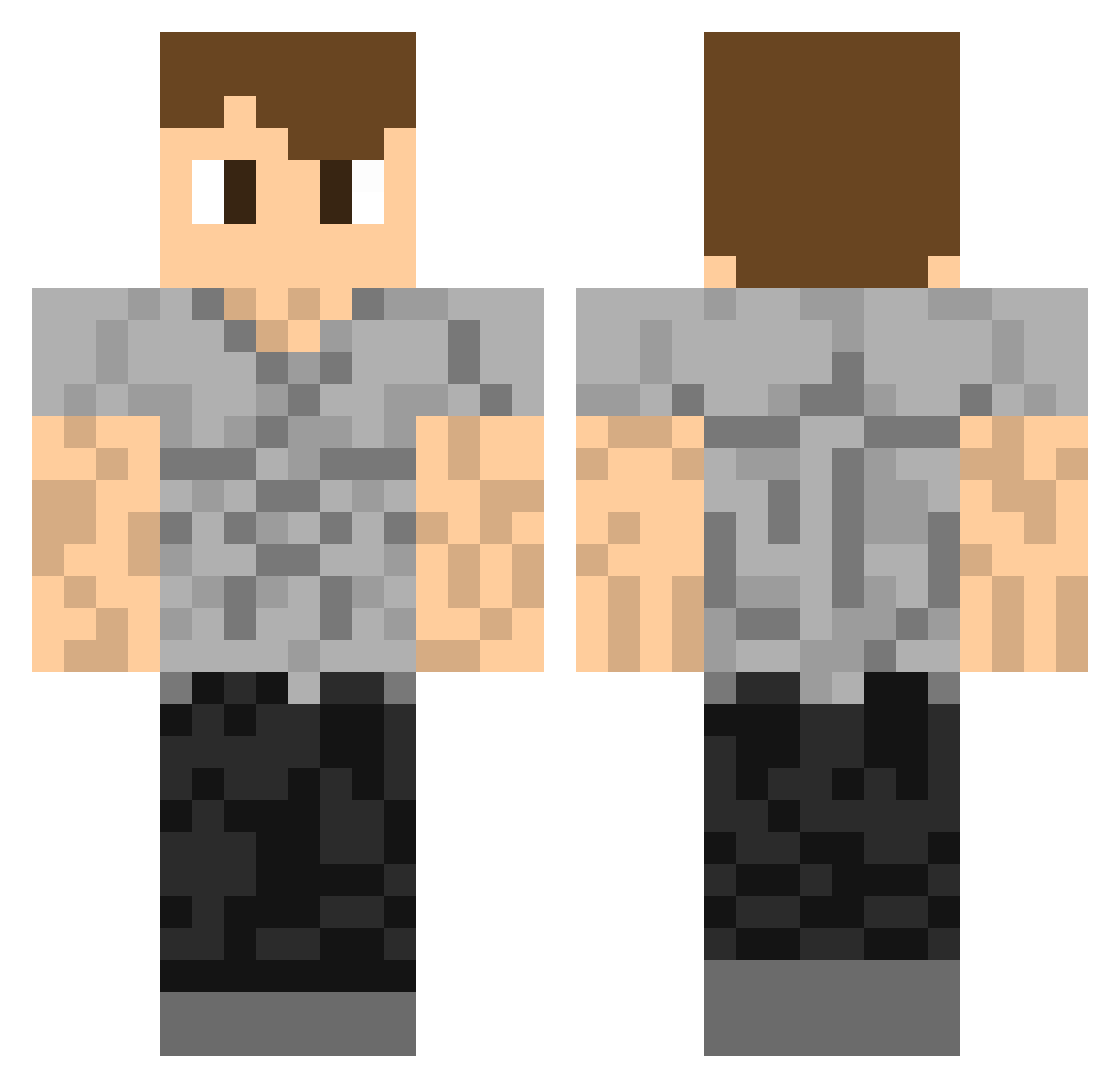 Yonkou04 Minecraft skin, front and back view