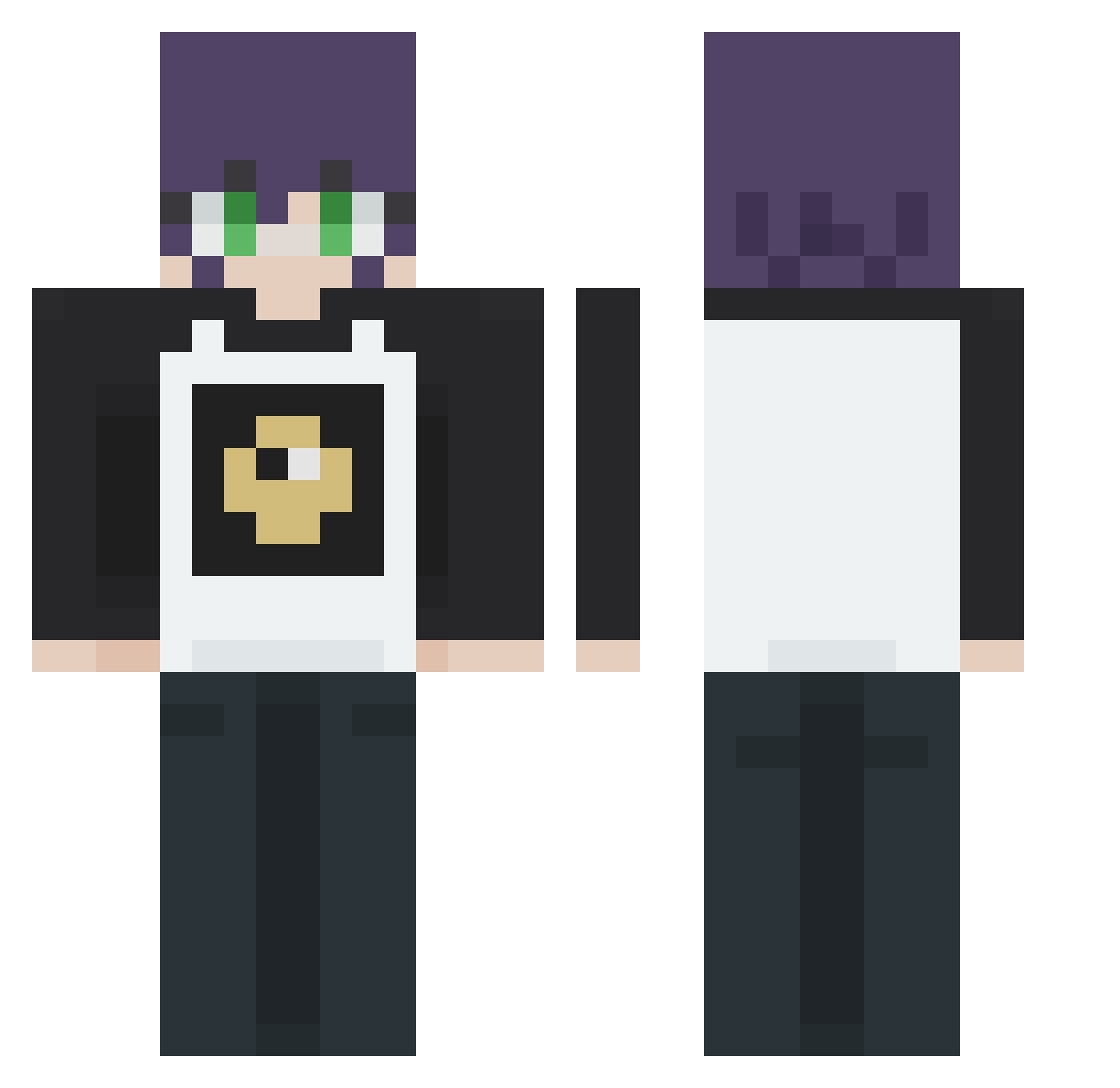Philplay_09 Minecraft skin, front and back view