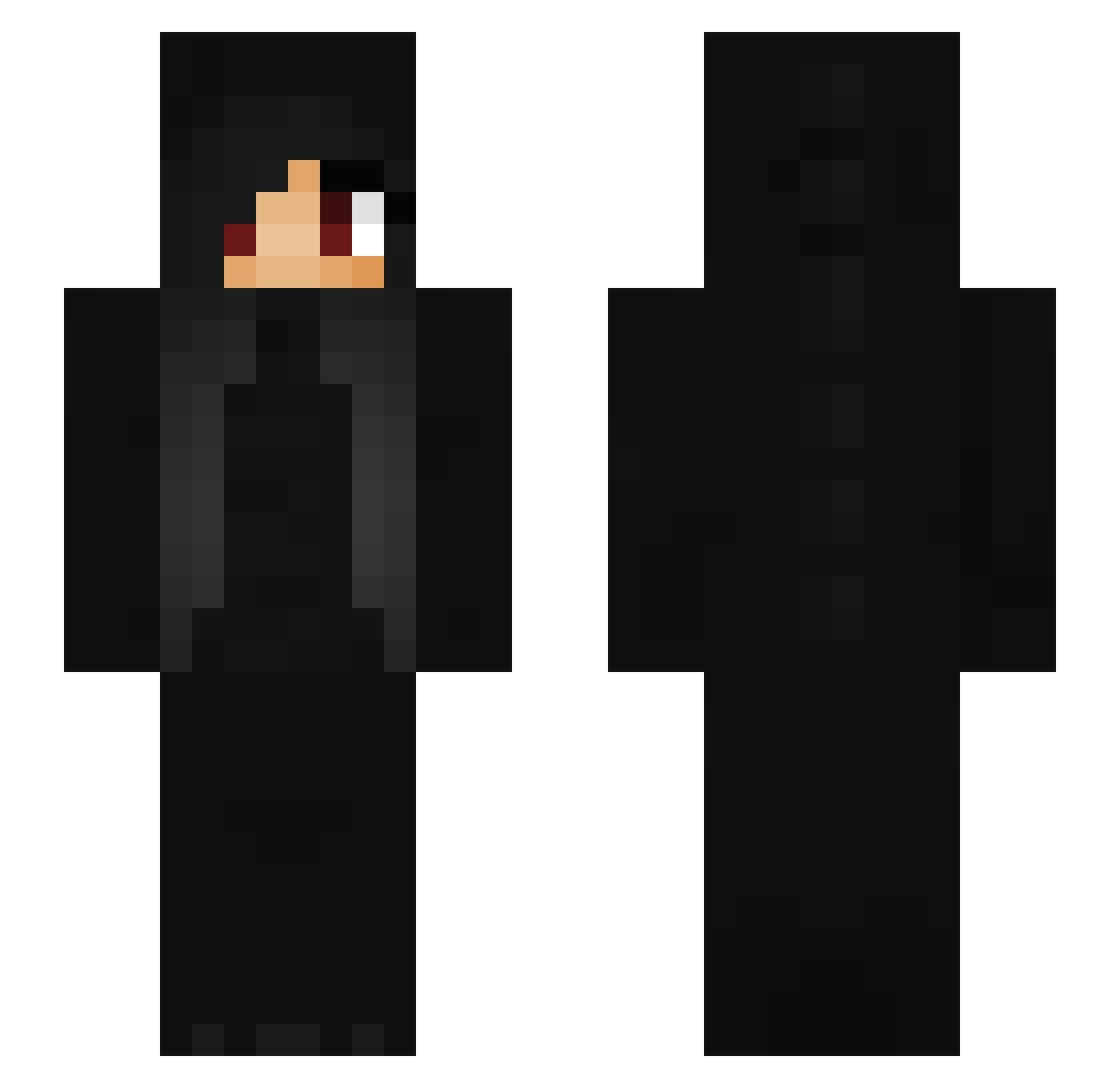 FreeGzuz_ Minecraft skin, front and back view