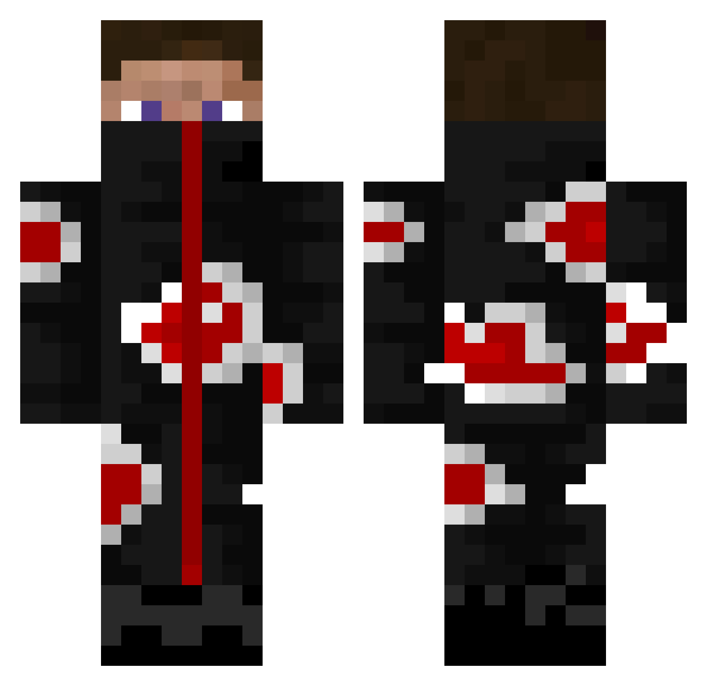 epsilon3147 Minecraft skin, front and back view