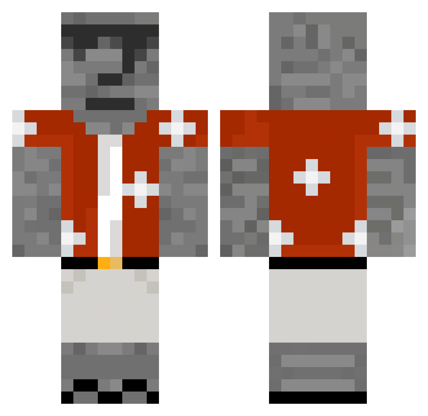Salgad0_42 Minecraft skin, front and back view