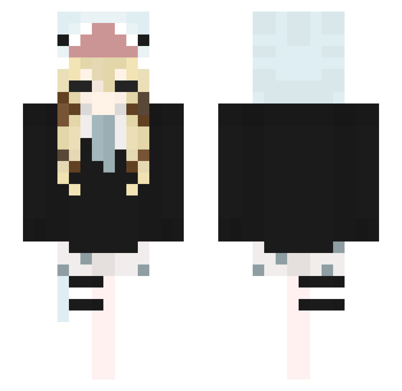 Munken___ Minecraft skin, front and back view