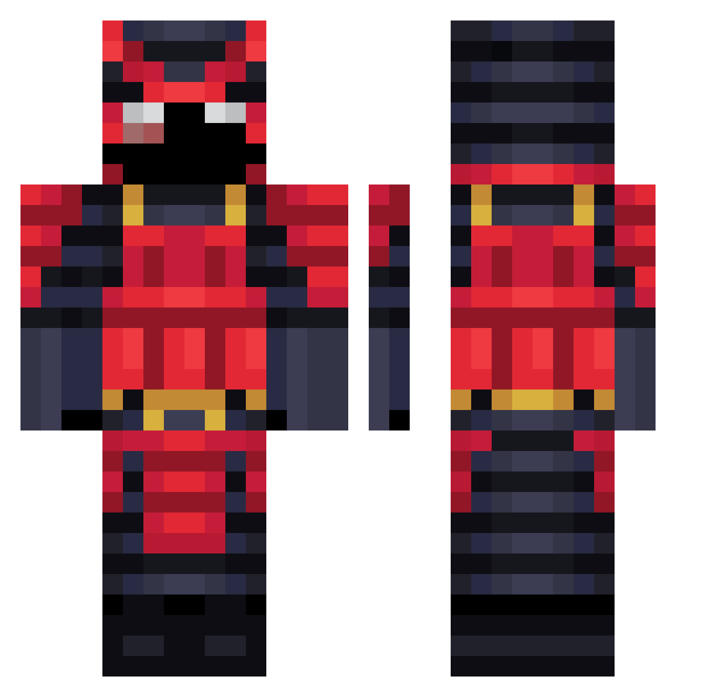PritamSingh Minecraft skin, front and back view
