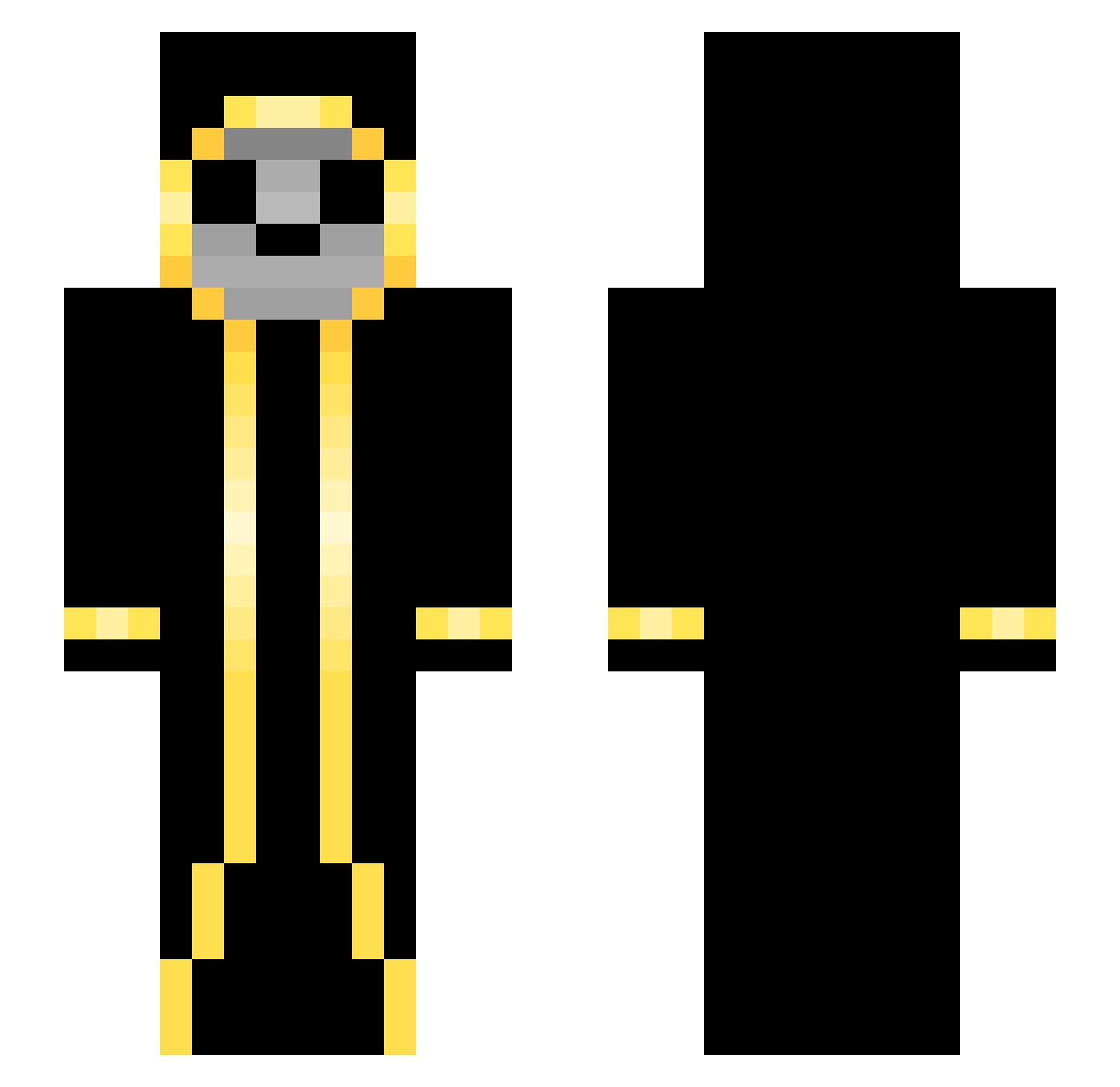 bUzHiDaOjIaOsHaW Minecraft skin, front and back view