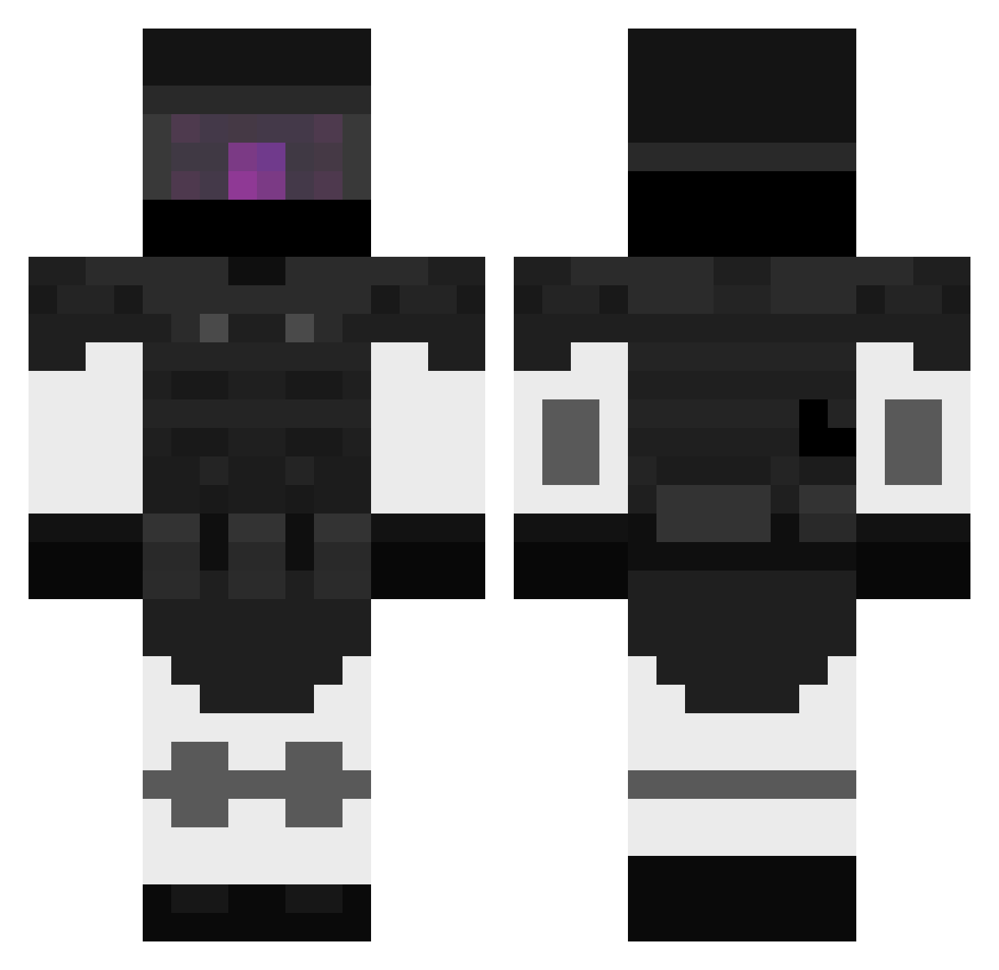 xpx_origine Minecraft skin, front and back view