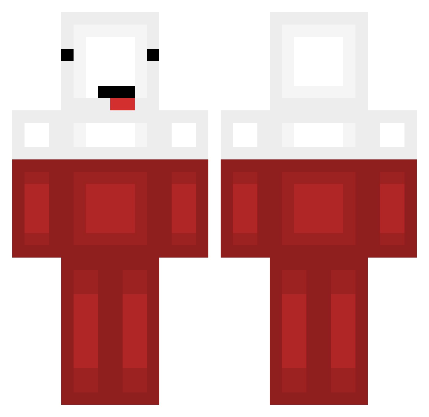 gamerpro69420 Minecraft skin, front and back view
