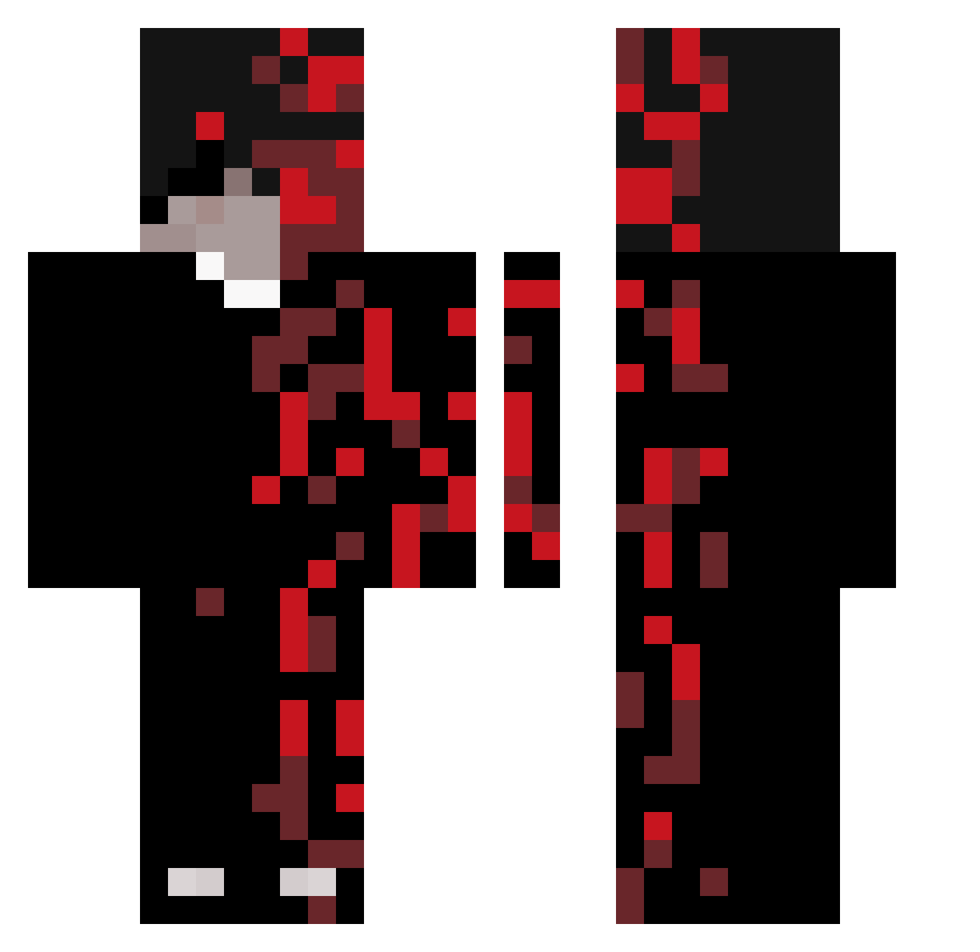 camdilo_SRP Minecraft skin, front and back view
