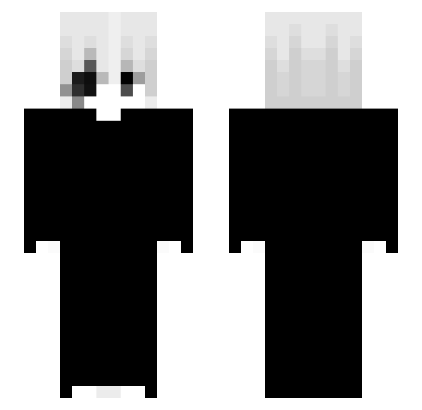 ItsCurry26 Minecraft skin, front and back view