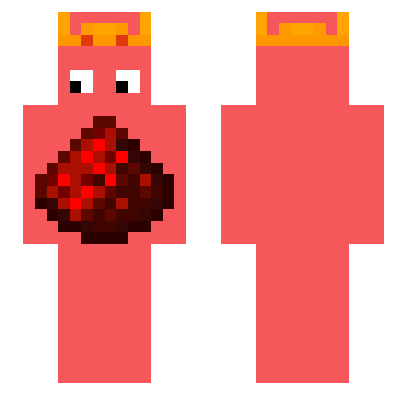 fiete0410 Minecraft skin, front and back view