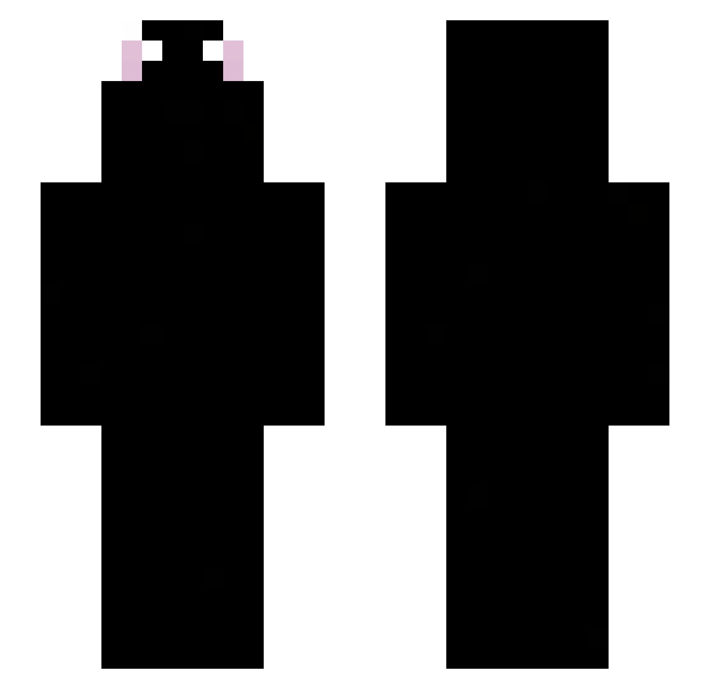 reksiuu123 Minecraft skin, front and back view