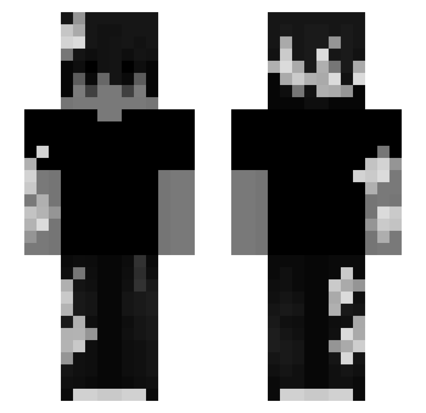 zPr0fesional_ Minecraft skin, front and back view