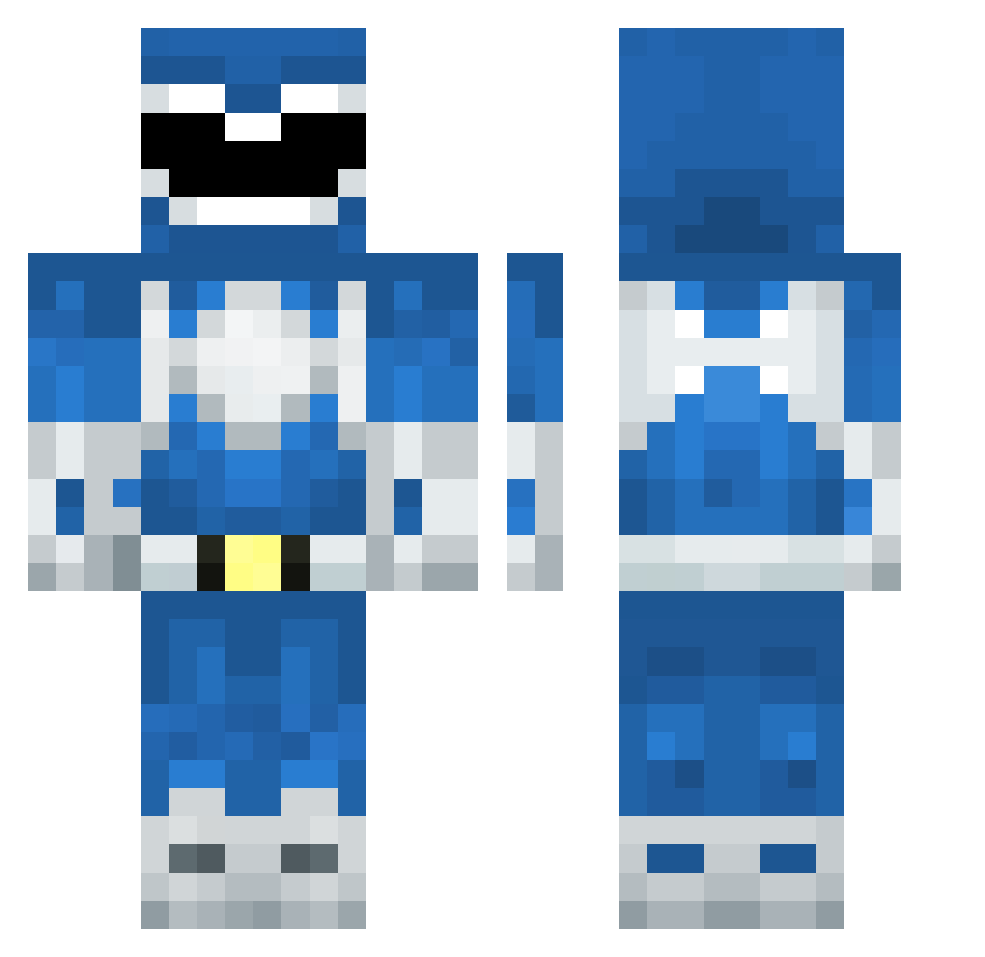 duckp3rson Minecraft skin, front and back view