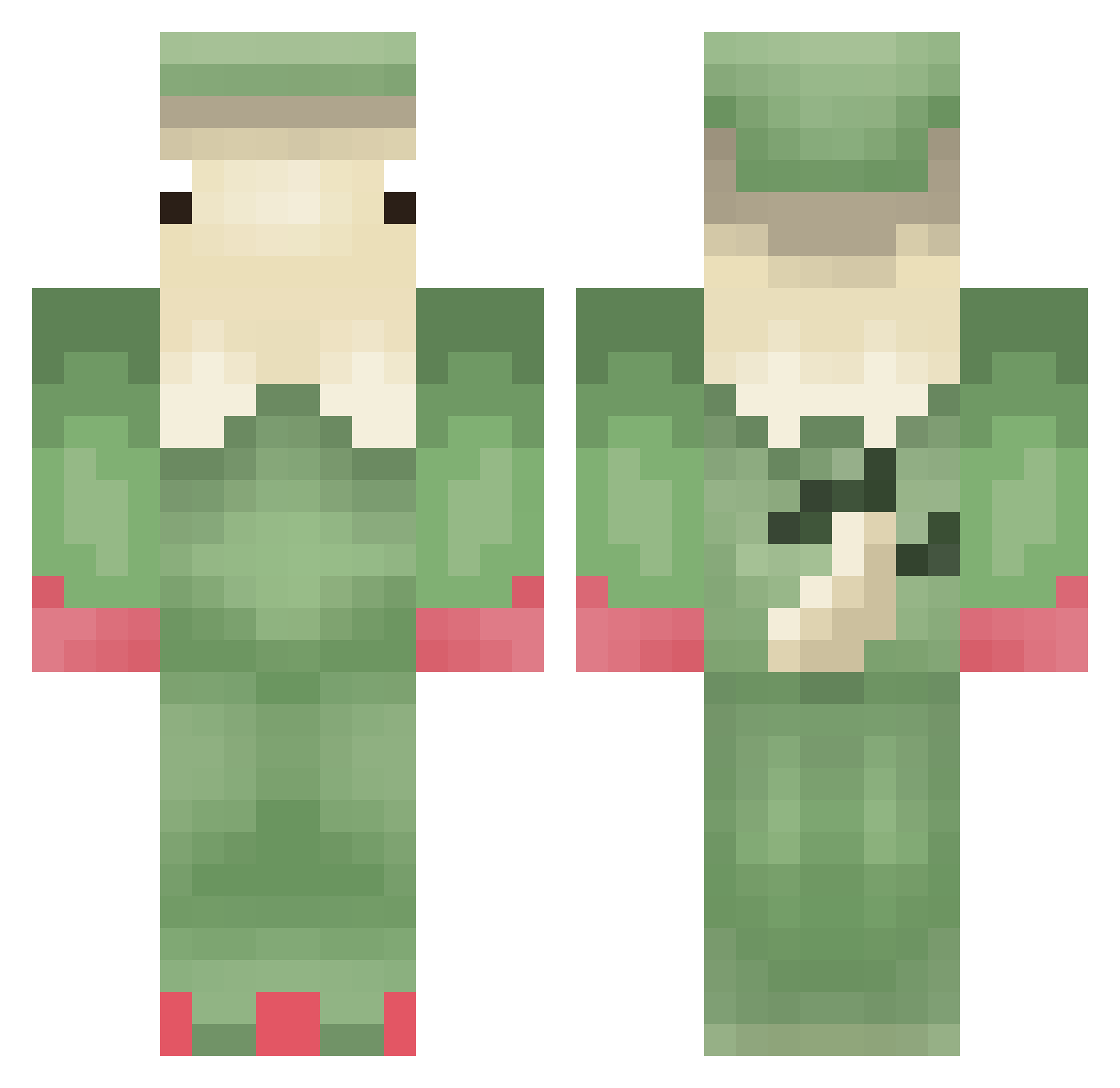 SomeOneWhoKnowsU Minecraft skin, front and back view