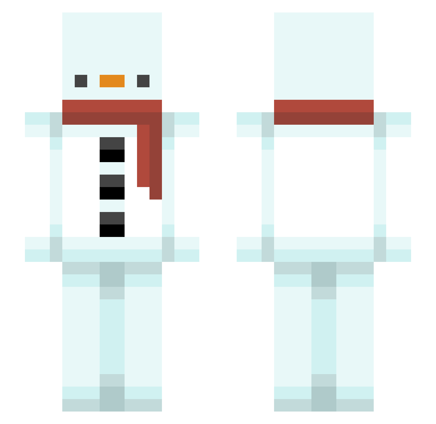 z3roFrank Minecraft skin, front and back view