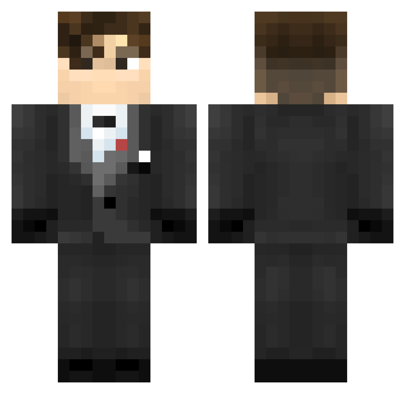 ProMathias2702 Minecraft skin, front and back view