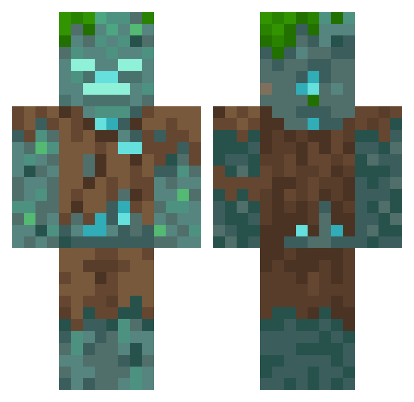 fafa2333 Minecraft skin, front and back view