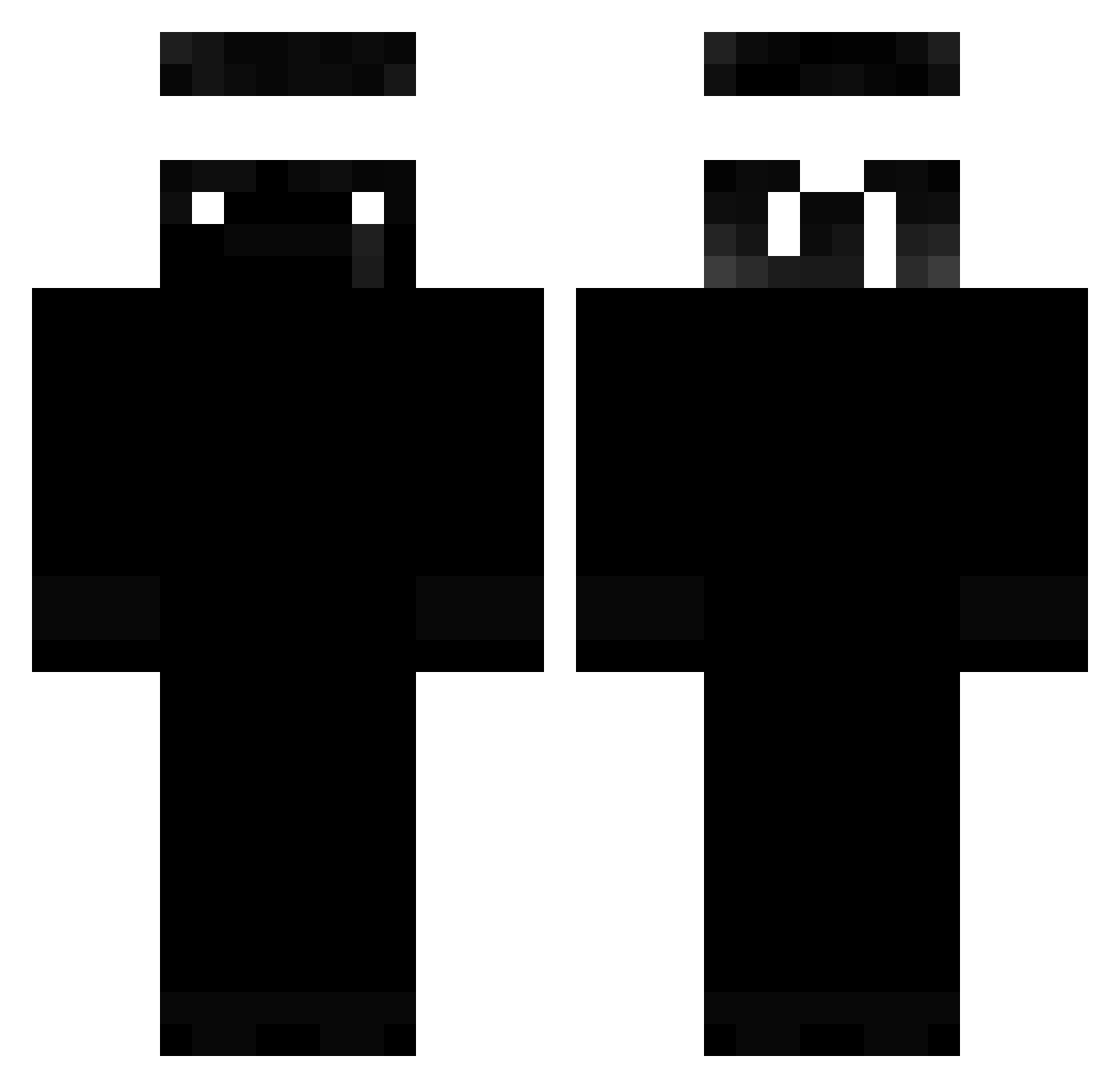 willcapi Minecraft skin, front and back view
