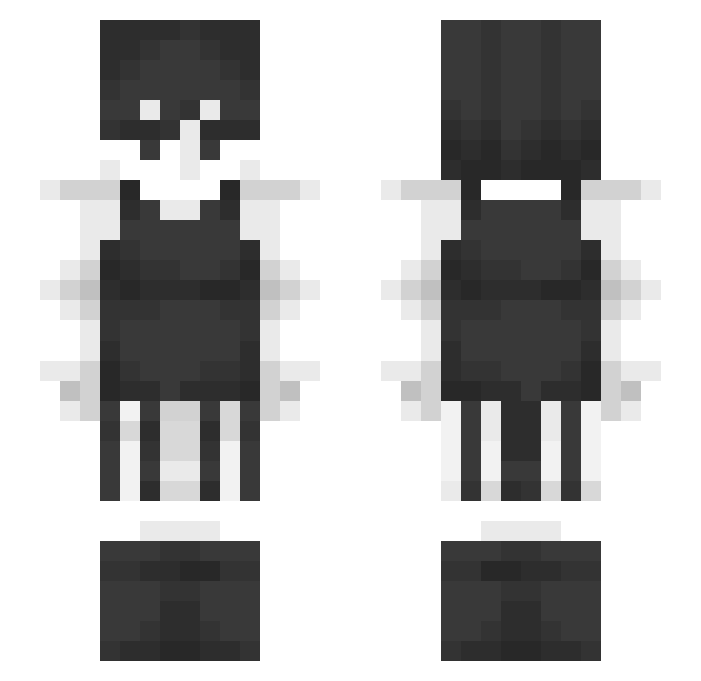 el_M4tt Minecraft skin, front and back view