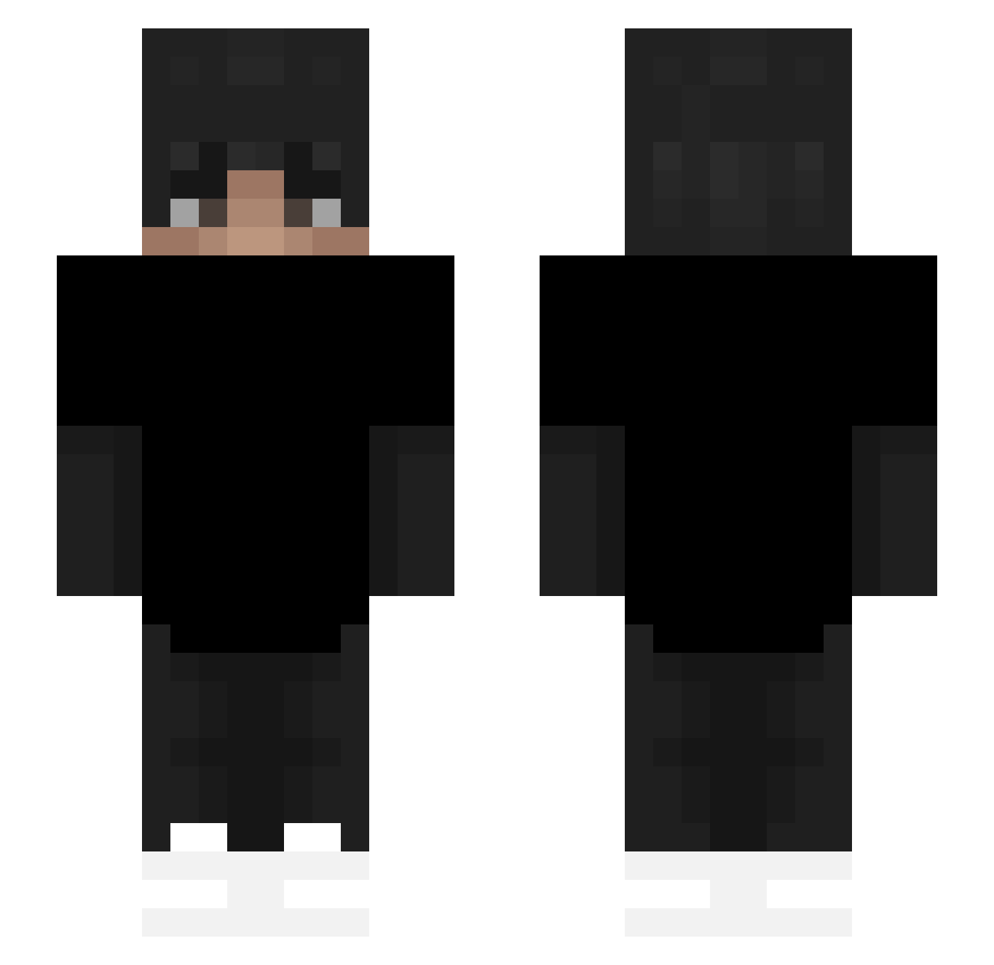 Vladutzu15 Minecraft skin, front and back view