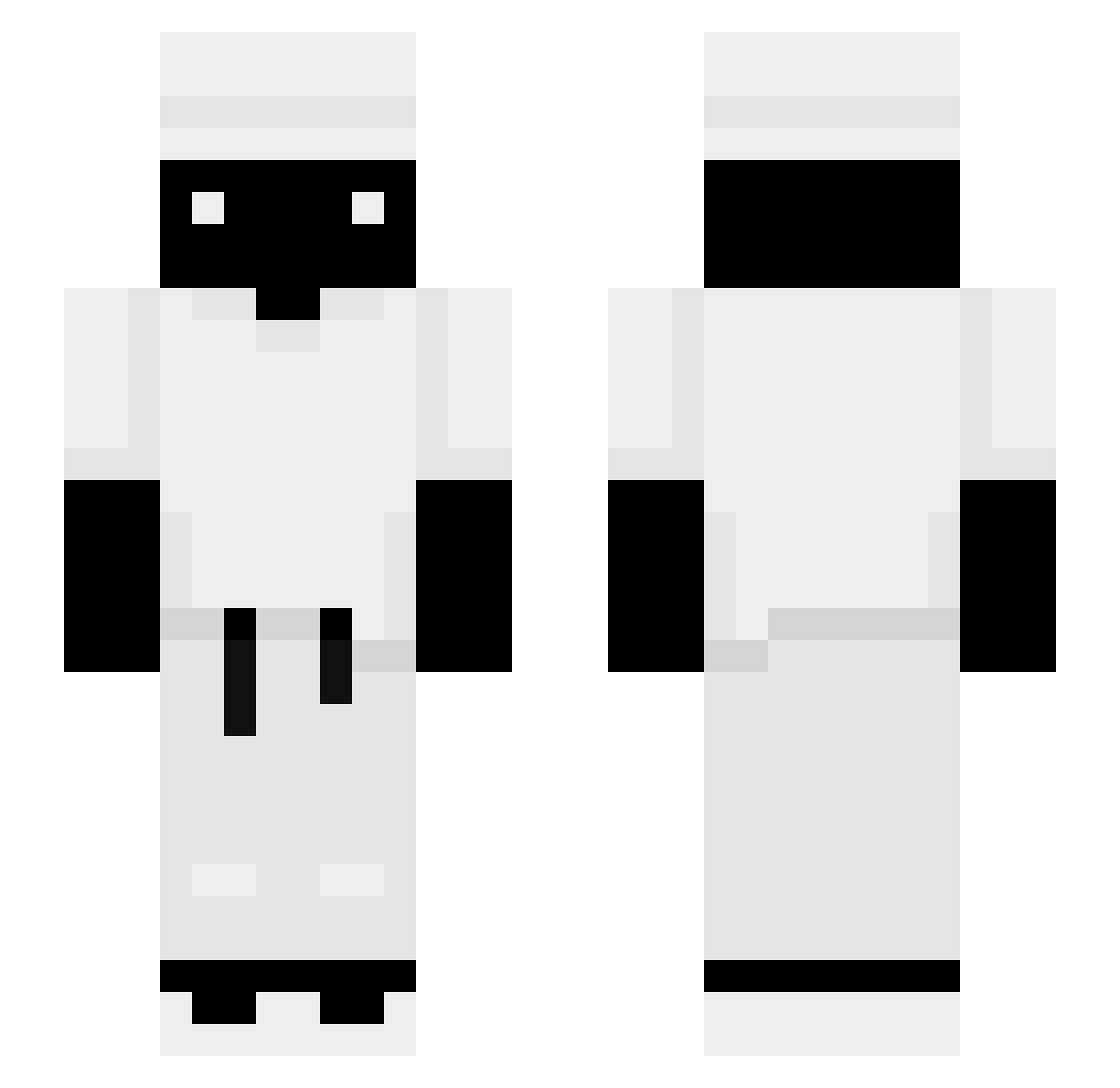 kingc4sh Minecraft skin, front and back view