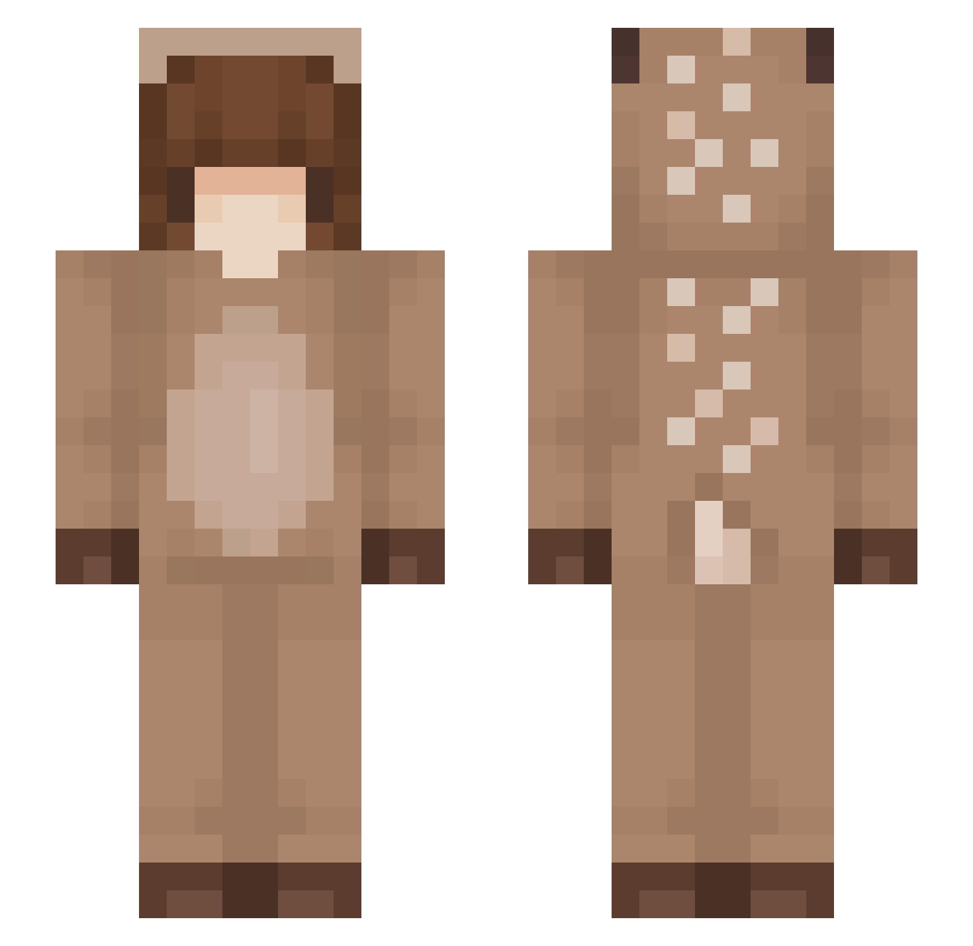 I_Batmannn Minecraft skin, front and back view