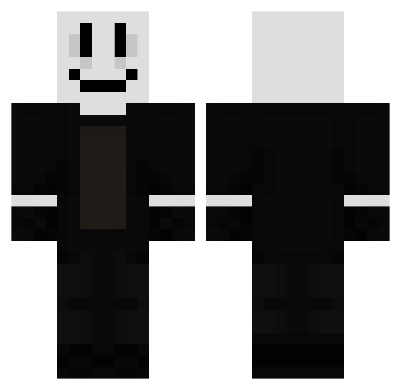 Saam_89 Minecraft skin, front and back view