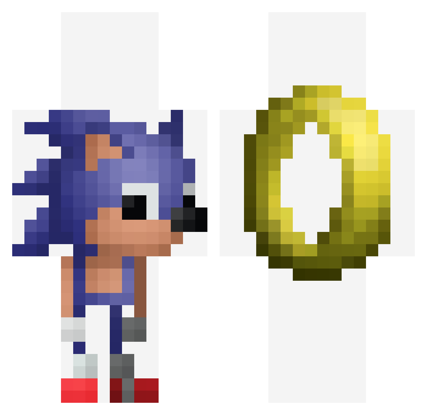 Whipnoy Minecraft skin, front and back view