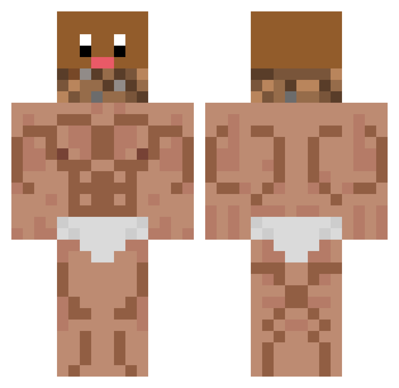 yorav53 Minecraft skin, front and back view